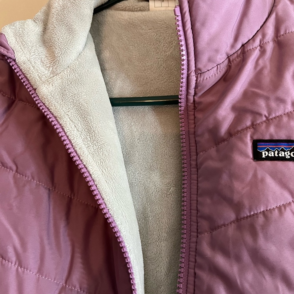Patagonia kids down sweater jacket reversible